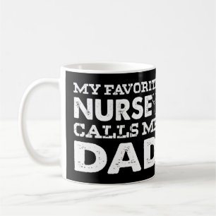 Taza De Café Mi enfermera favorita me llama regalo de padre gra