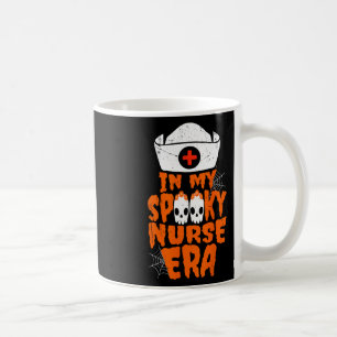 Taza De Café Mi Era de Enfermera Espeluznante Divertida Bruja E