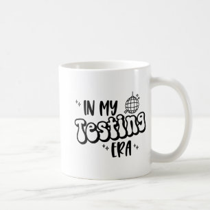 Taza De Café Mi era de pruebas divertida día de prueba de estad