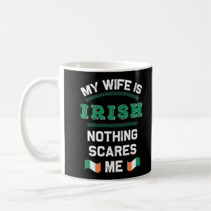 Taza De Café Mi esposa es irlandesa Eire Republic Irlanda Roots