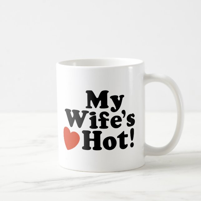 Taza De Café Mi esposa está caliente (Derecha)