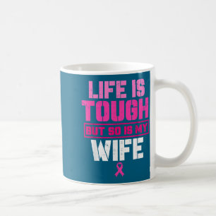 Taza De Café Mi esposa fuerte superviviente de concienciación s