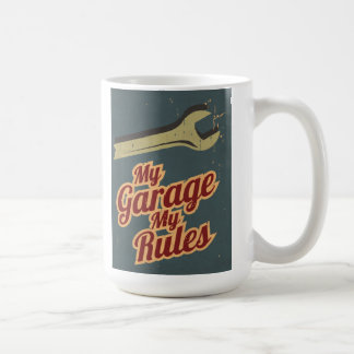 Taza De Café Mi garaje mis reglas