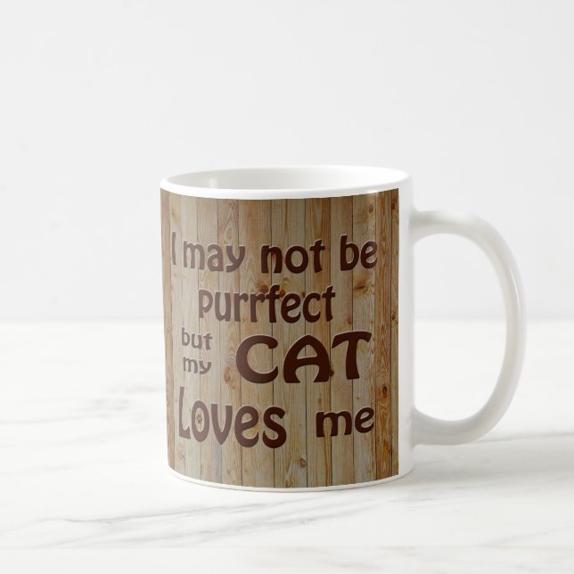 Taza De Café Mi gato me ama (Derecha)