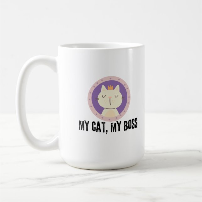 Taza De Café Mi gato, mi jefe (Izquierda)