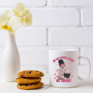 Taza De Café mi gato nunca rompió mi corazón Coffee Mug