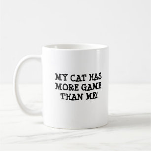 Taza De Café Mi gato tiene juego
