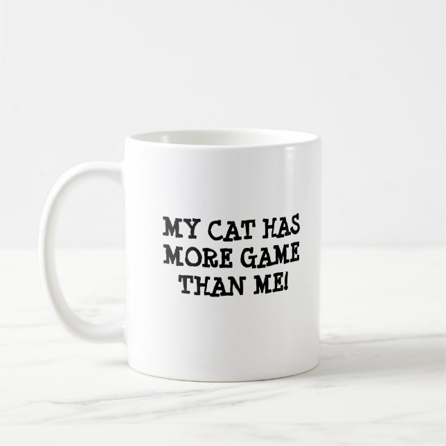 Taza De Café Mi gato tiene juego (Izquierda)