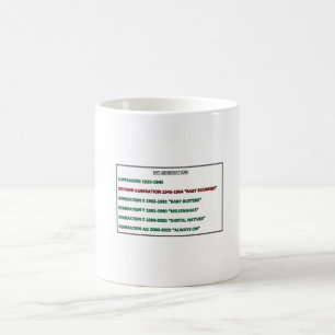 Taza De Café Mi generación BOOMER mug