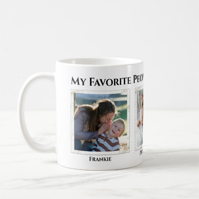 Taza De Café ¿Mi Gente Favorita Me Llama? | Foto Mug (Izquierda)