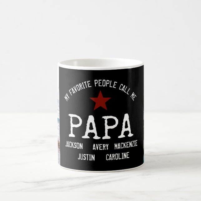 Taza De Café Mi Gente Favorita Me Llama... Foto personalizada (Centro)