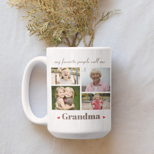 Taza De Café Mi gente favorita me llama imágenes de Personaliza