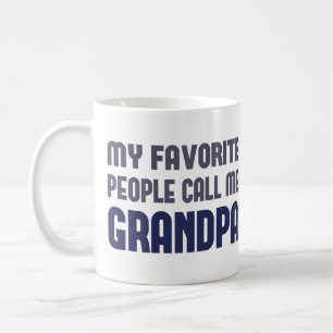 Taza De Café Mi gente preferida me llama abuelo