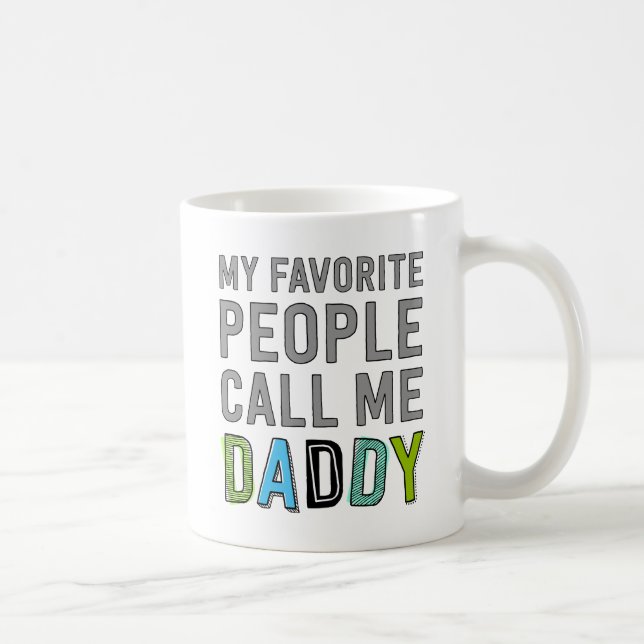 Taza De Café Mi gente preferida me llama papá (Derecha)