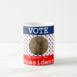 Taza De Café Mi Gerbil para el presidente Mug