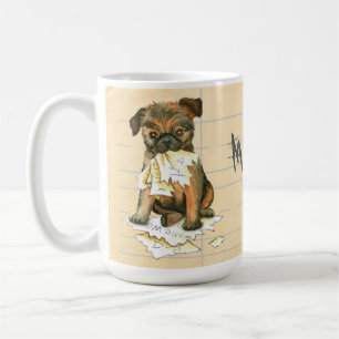 Taza De Café Mi Griffon de Bruselas comió mi casa