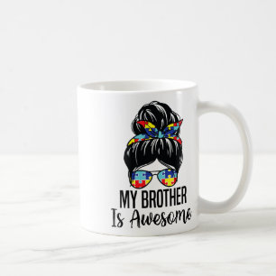 Taza De Café Mi Hermano Es Sorprendente Concienciación De Autis