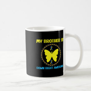 Taza De Café Mi Hermano Está Abajo, Impresionante Síndrome De D