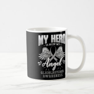 Taza De Café Mi héroe ahora es mi Angel Glioblastoma Multiforme