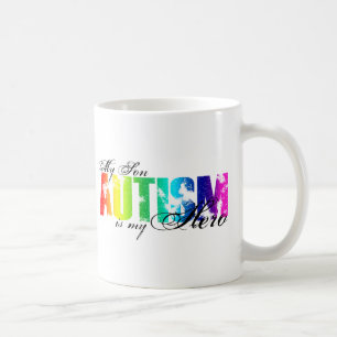 Taza De Café Mi héroe mi hijo - autismo