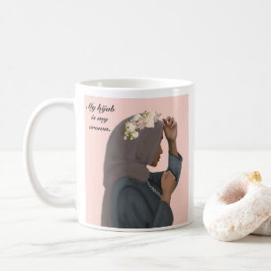 Taza De Café Mi hijab es mi corona de doble cara
