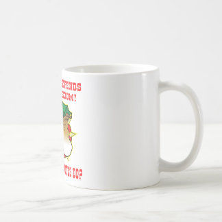 Taza De Café Mi hijo defiende nuestra libertad qué hace los