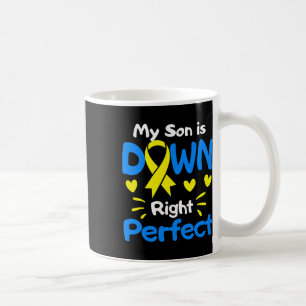 Taza De Café Mi Hijo Está Abajo Perfecto Awarene De Síndrome De