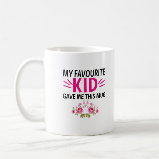 Taza De Café Mi Hijo Favorito Me Da Esta Mug
