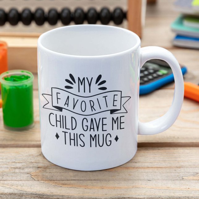 Taza De Café Mi Hijo Favorito Me Dio Esta Mug (Subido por el creador)