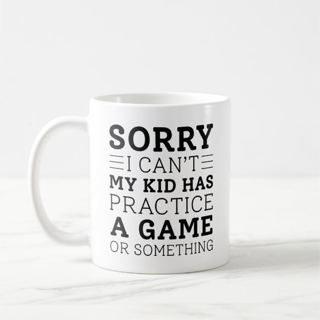 Taza De Café Mi Hijo Tiene Práctica (Izquierda)
