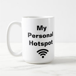 Taza De Café Mi hotspot personal - Citas divertidas -
