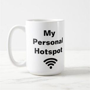 Taza De Café Mi hotspot personal - Citas divertidas -