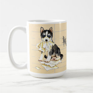 Taza De Café Mi Husky Ate mi hogar