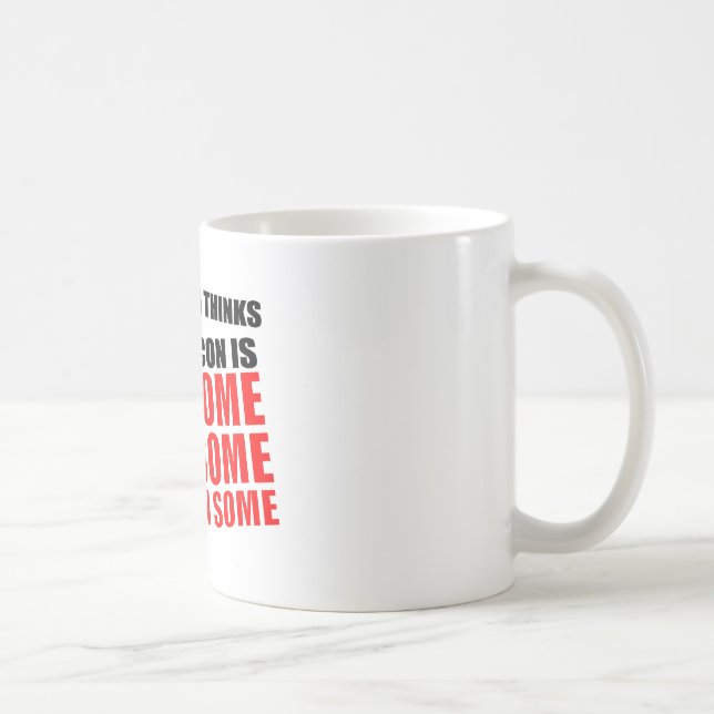 Taza De Café Mi iglesia piensa que este diácono es impresionant (Derecha)