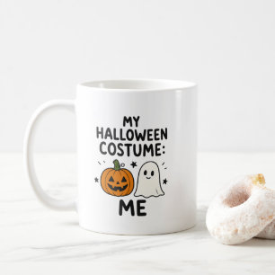 Taza De Café Mi Ilustración Divertida de Disfraz de Halloween