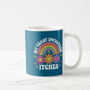 Taza De Café Mi infección por levaduras pica broma esposo sarca