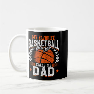 Taza De Café Mi jugador de béisbol favorito me llama papá béisb