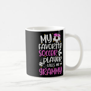 Taza De Café Mi jugador de fútbol favorito Grammy Fútbol Grammy