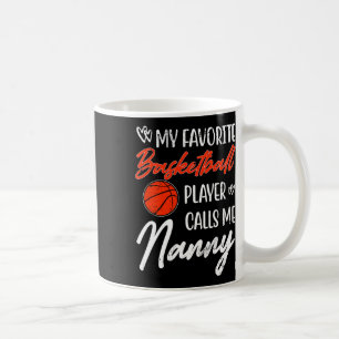 Taza De Café Mi jugador de Sketll favorito me llama Nanny diver