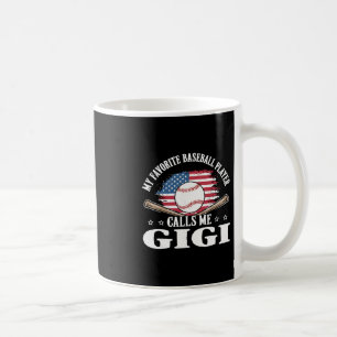 Taza De Café Mi jugador favorito de venta me llama Gigi bandera