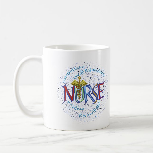 Taza De Café Mi lema de enfermera (Izquierda)