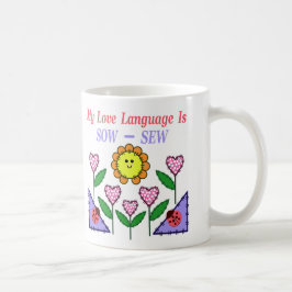 Taza De Café Mi Lenguaje De Amor Se Muestra - Sew