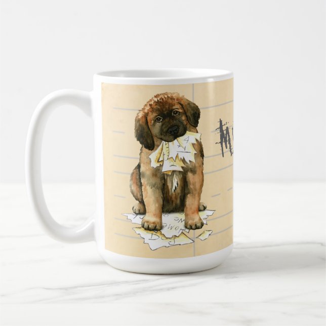 Taza De Café Mi Leonberger comió mi preparación (Izquierda)