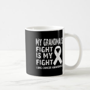 Taza De Café Mi Lucha De Abuelas Es Mi Lucha Contra El Cáncer D