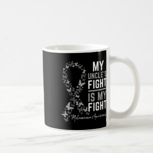 Taza De Café Mi lucha de tíos es mi lucha contra el cáncer de m