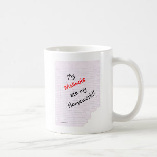 Taza De Café Mi Malinois Belga se Comió Mi Tarea