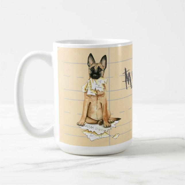 Taza De Café Mi Malinois comió mi preparación (Izquierda)