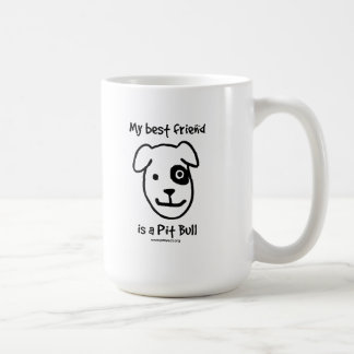 Taza De Café Mi mejor amigo es un pitbull