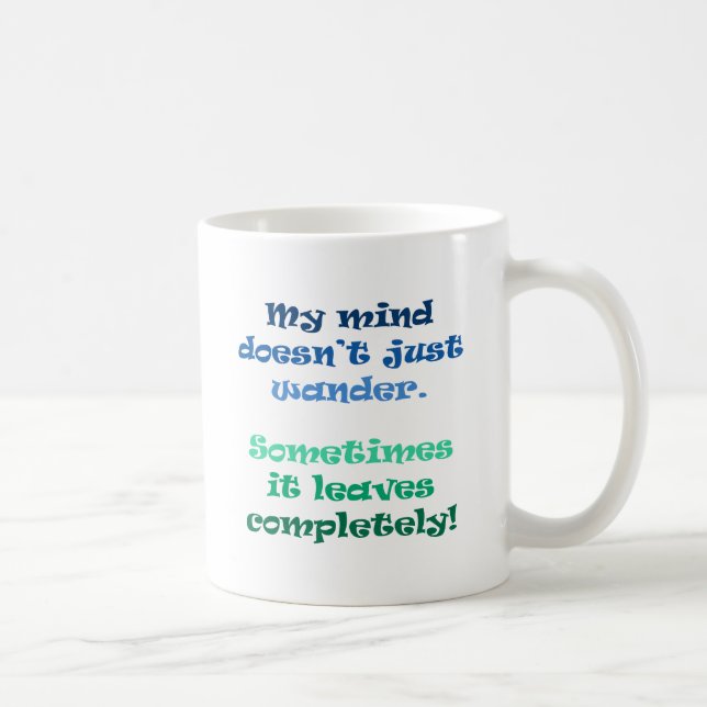 Taza De Café Mi mente apenas no vaga (Derecha)
