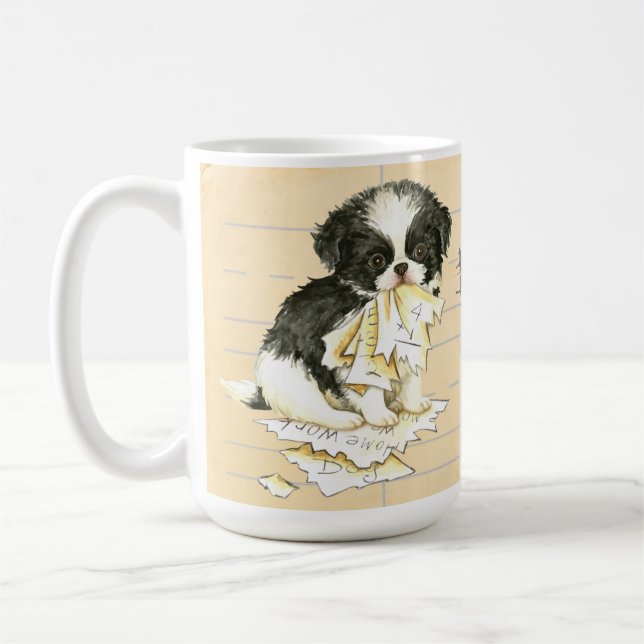 Taza De Café Mi mentón japonés se comió mi hogar (Izquierda)